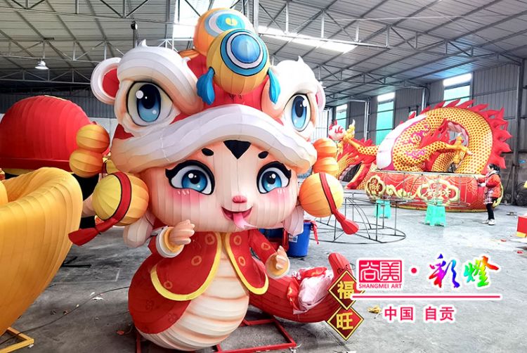 蛇年彩燈花燈做什么樣的造型最吸引游客？